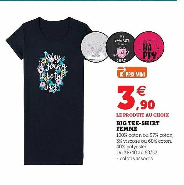 Big Tee-shirt Femme