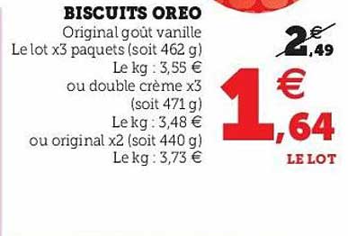 Biscuits Oreo