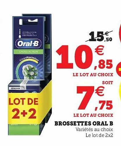 Brossettes Oral B
