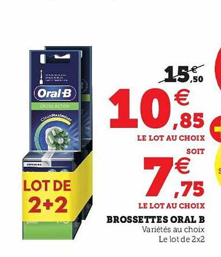Brossettes Oral B