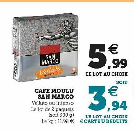 café moulu san marco