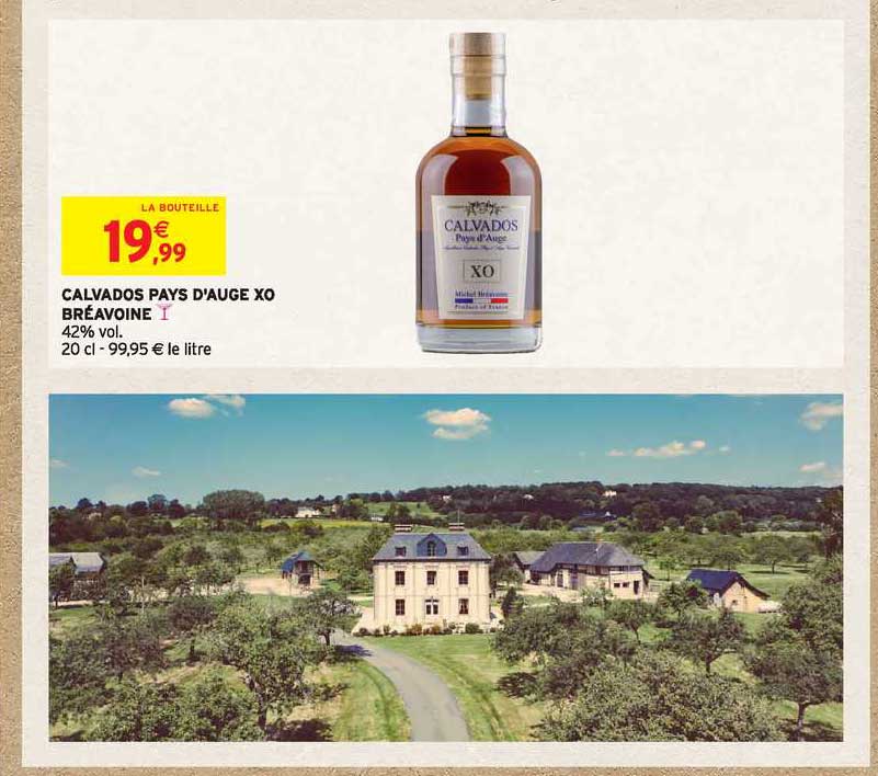 calvados pays d'auge xo bréavoine