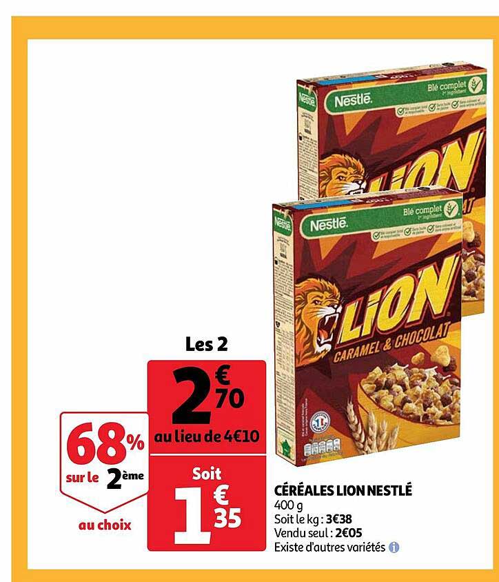 Céréales Lion Nestlé