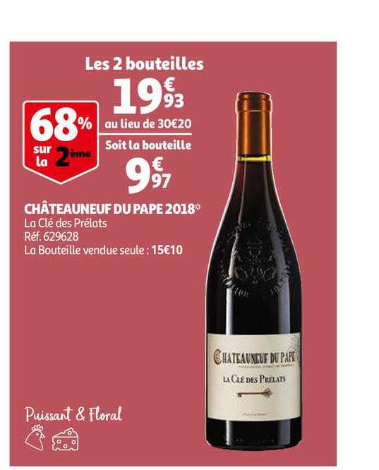 châteauneuf du pape 2018 la clé des prélats