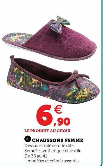 Chaussons Femme