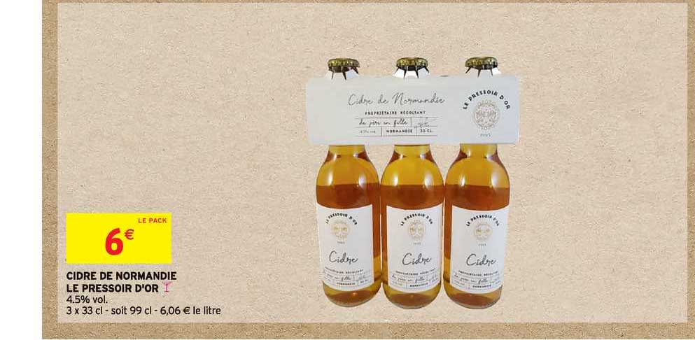 cidre de normandie le pressoir d'or