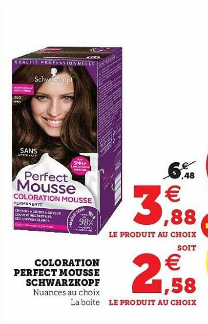 Coloration Perfect Mousse Schwarzkopf
