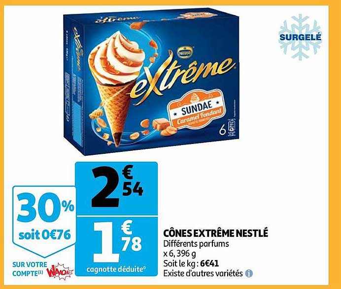 Cônes Extrême Nestlé