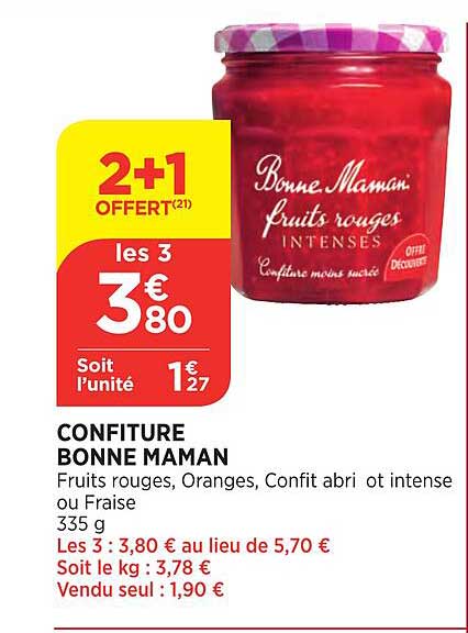 Confiture Bonne Maman