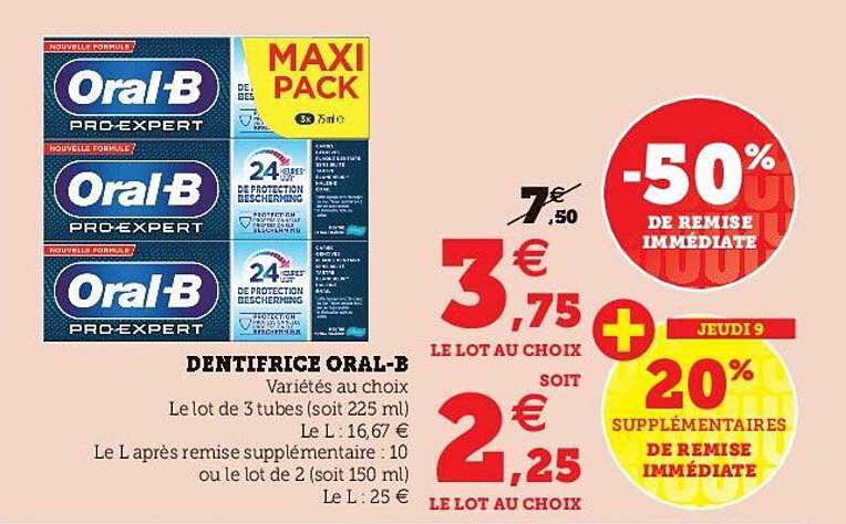 dentifrice oral-b