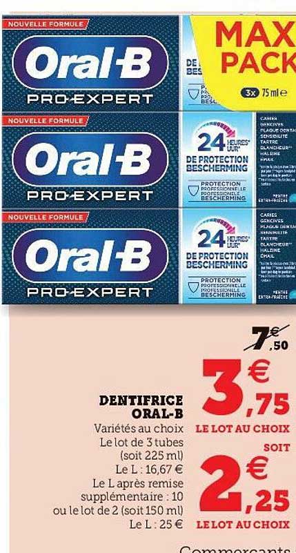 dentifrice oral-b