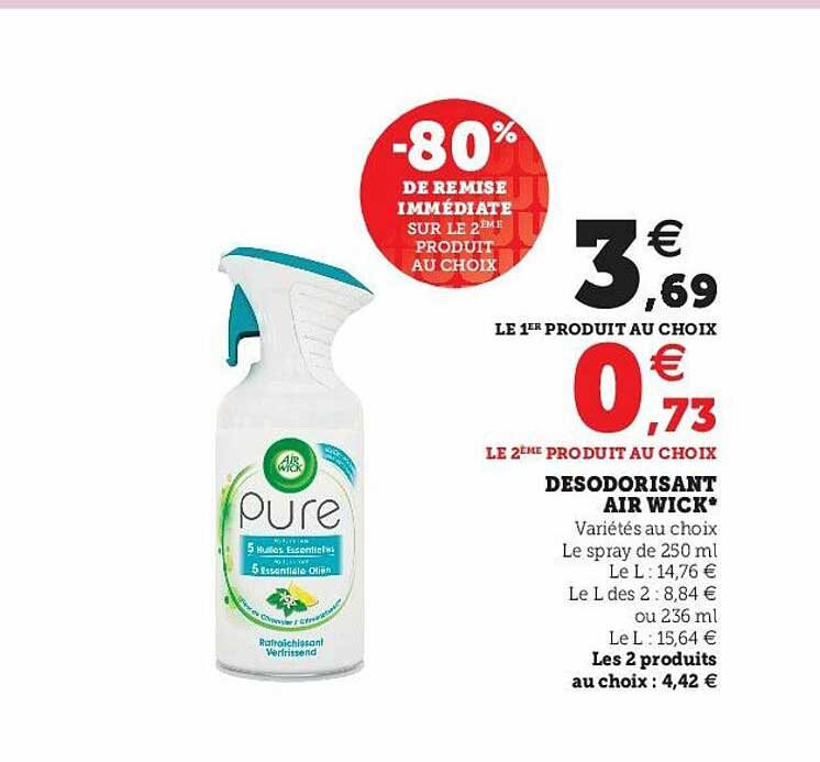 désodorisant air wick