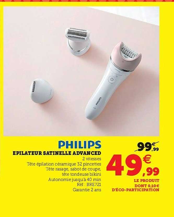 épilateur Satinelle Advanced Philips