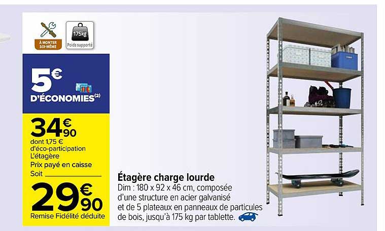 étagère charge lourde