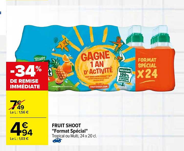 fruit shoot "format spécial"