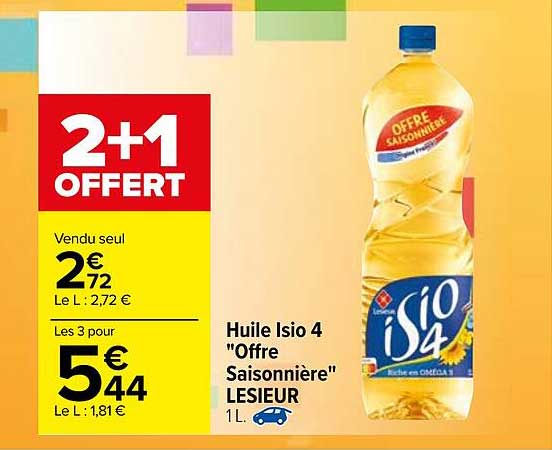 huile isio 4 "offre saisonnière" lesieur