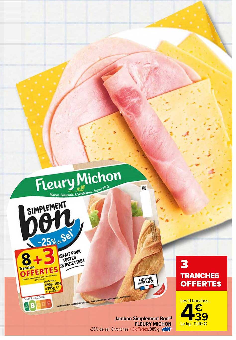 jambon simplement bon fleury michon