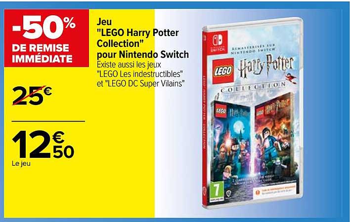 jeu "lego harry potter collection" pour nintedo switch