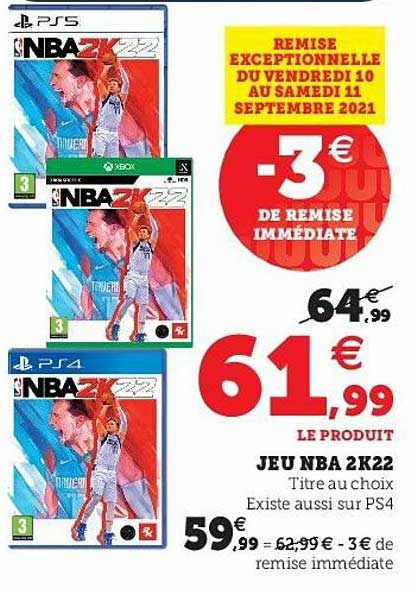 jeu nba 2k22