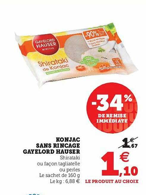 konjac sans rinçage gayelord hauser