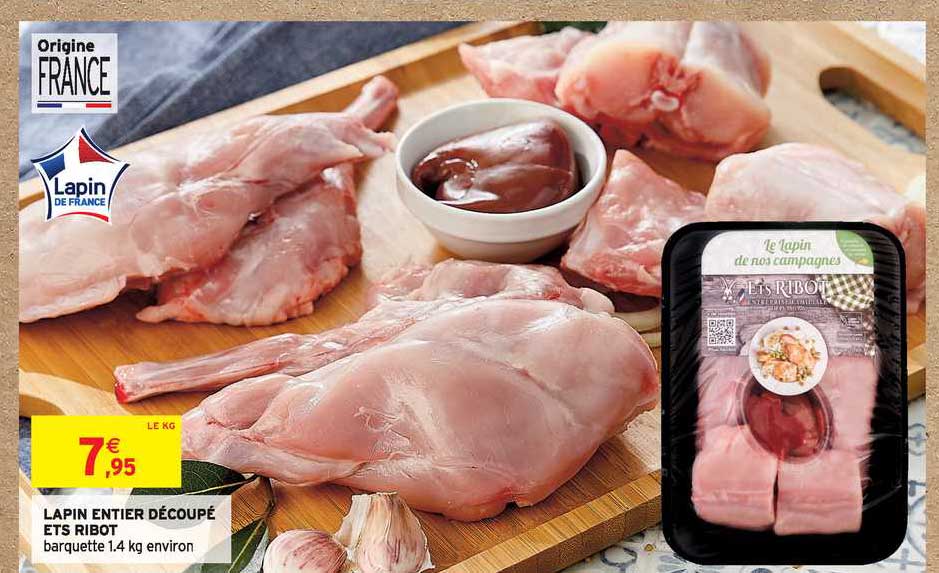 lapin entier découpé ets ribot
