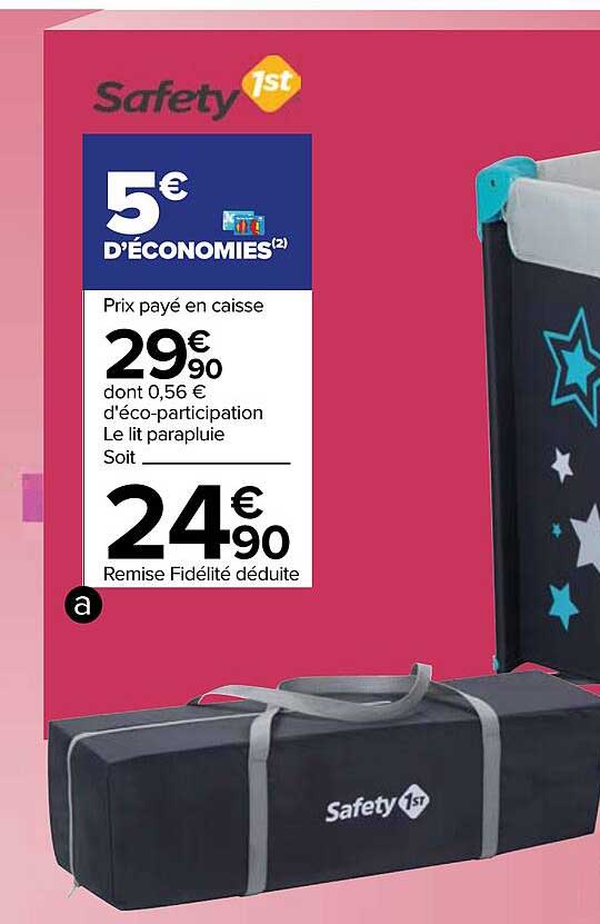le lit parapluie safety 1st