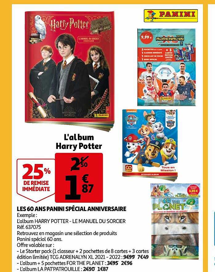 les 60 ans panini spécial anniversaire