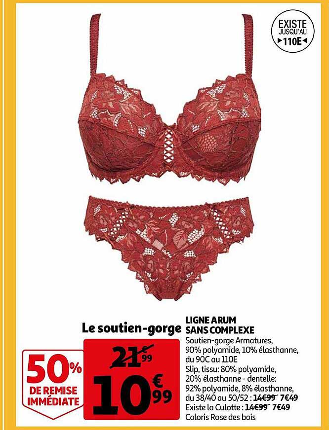 ligne arum sans complexe : le soutien-gorge