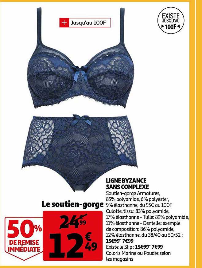 ligne byzance sans complexe : le soutien-gorge