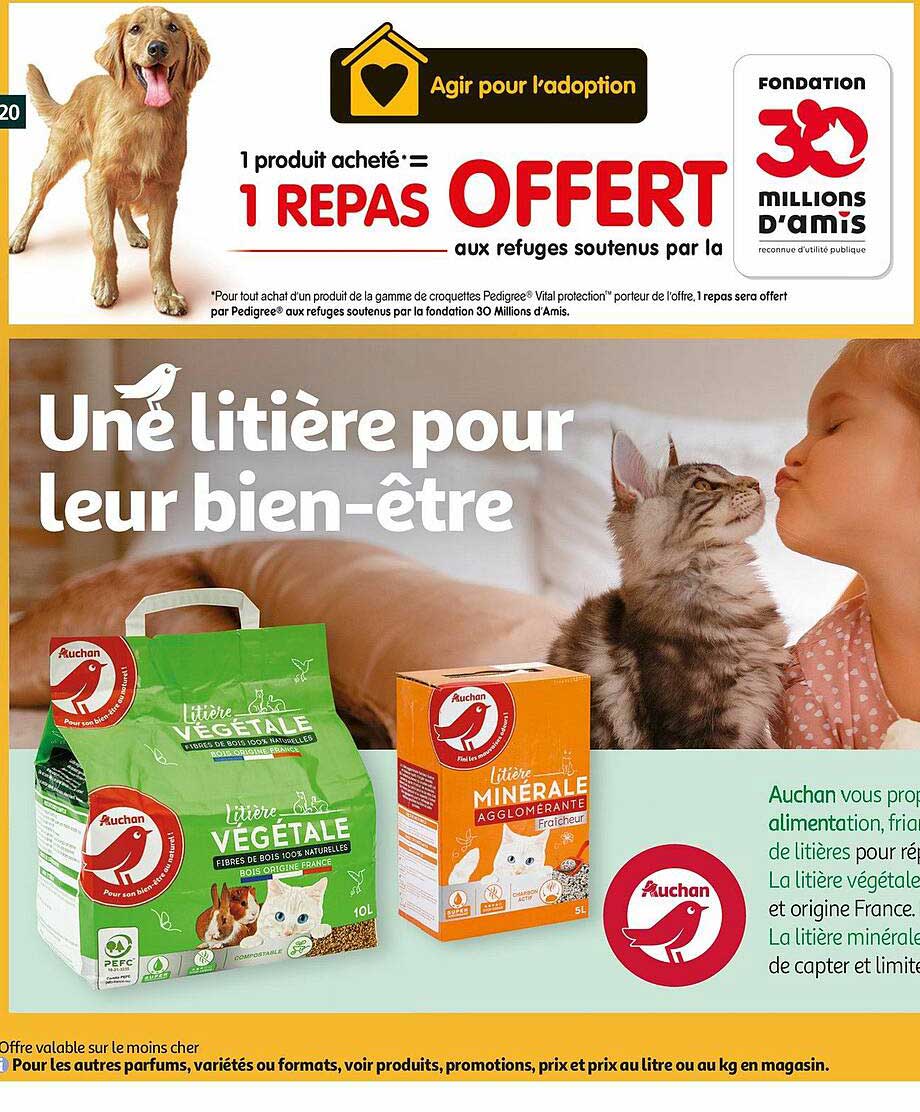 litière pour leur bien-être