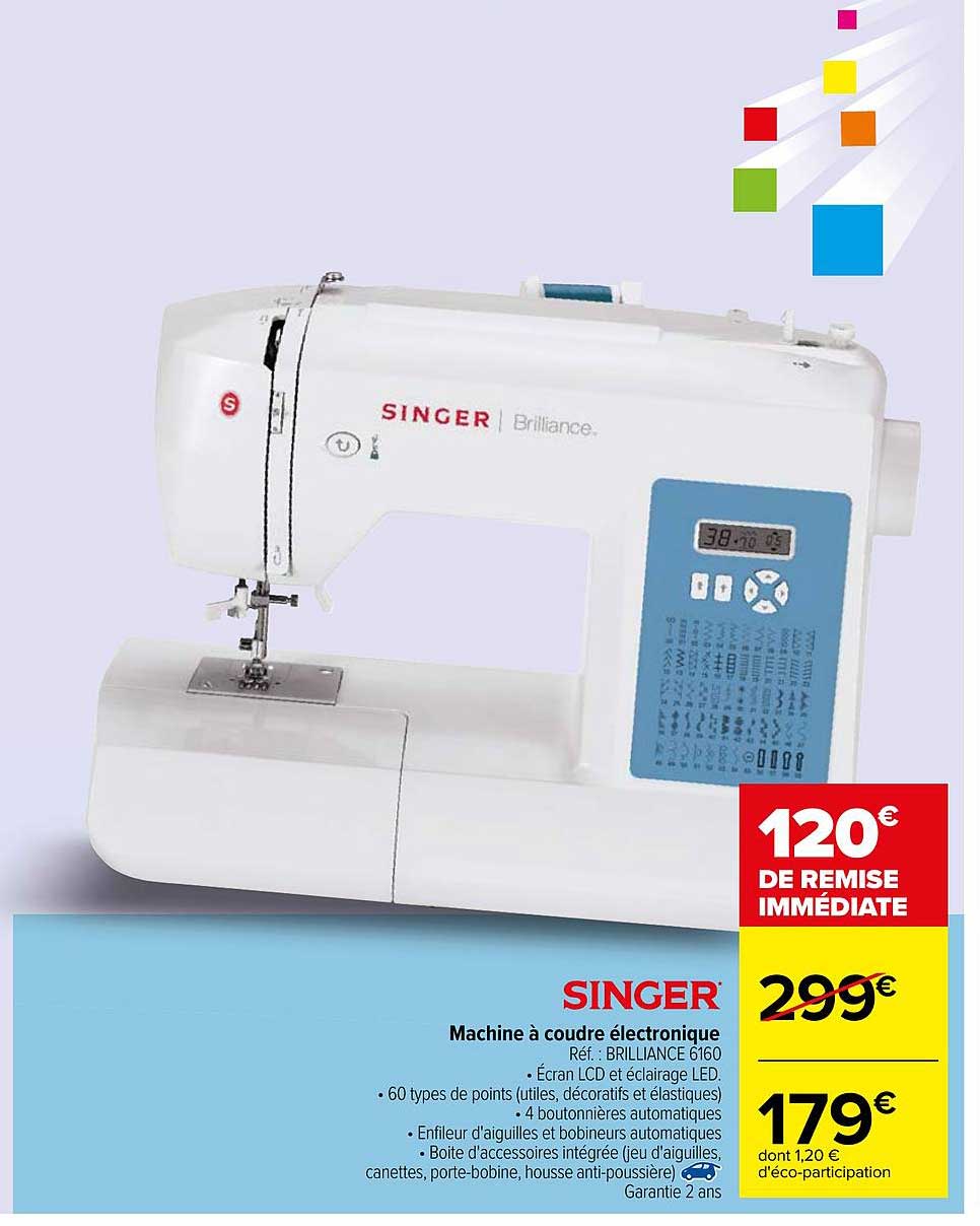 machine à coudre électronique singer