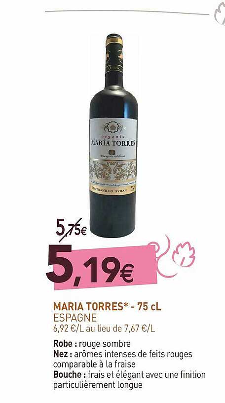 maria torres - 75 cl espagne