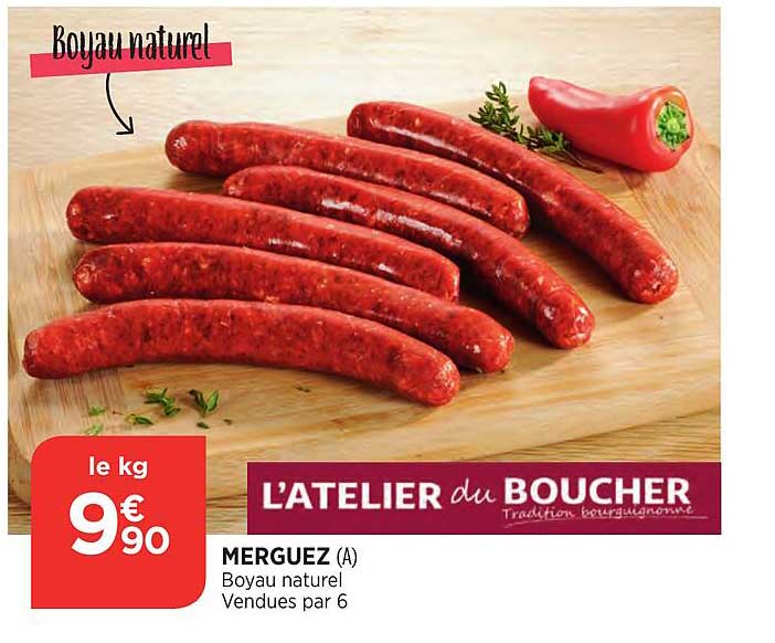 merguez l'atelier du boucher