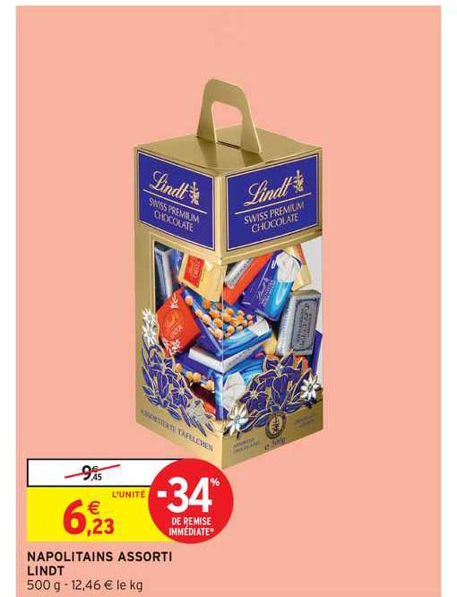 napolitains assorti lindt