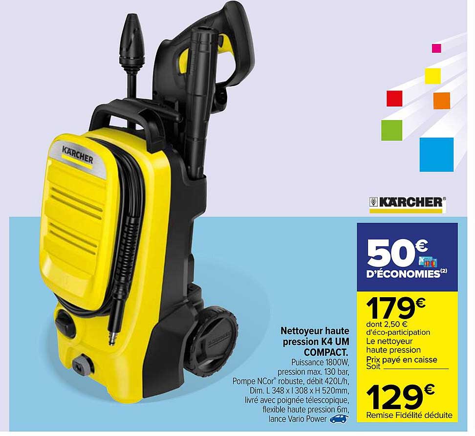 Nettoyeur Haute Pression K4 Um Compact Kärcher