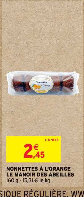 nonnettes à l'orange le manoir des abeilles
