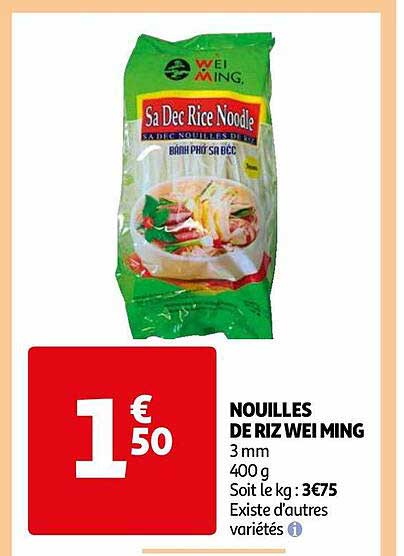 nouilles de riz wei ming