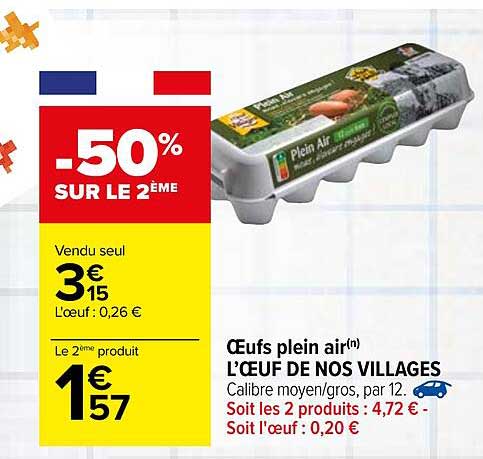 Oeufs Plein Air L'œuf De Nos Villages