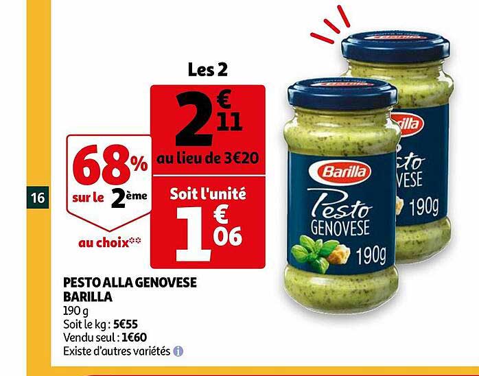 pesto alla genovèse barilla