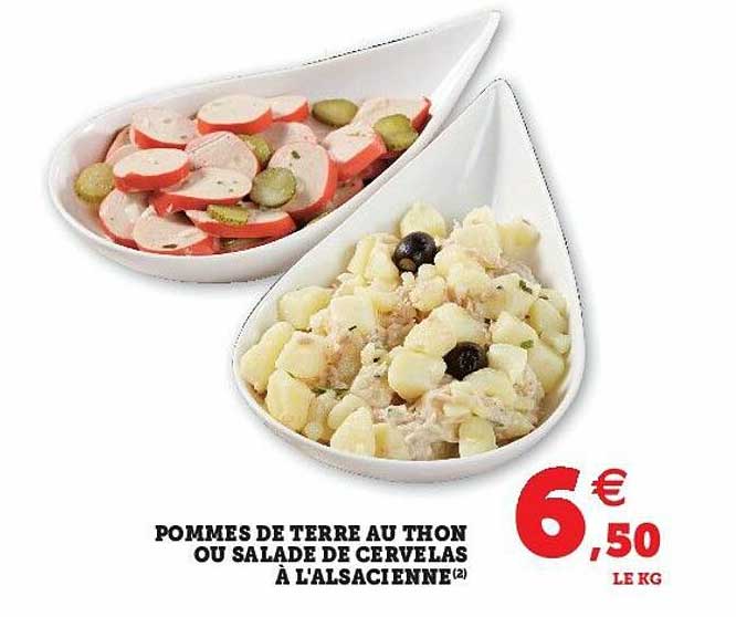 pommes de terre au thon ou salade de cervelas à l'alsacienne