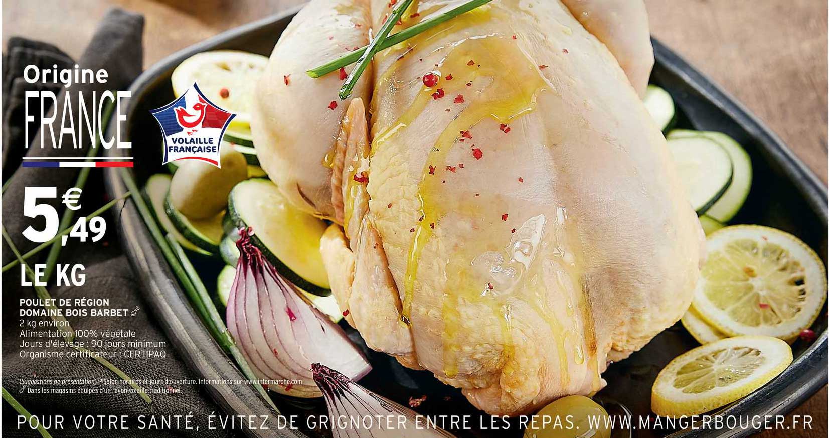 poulet de région domaine bois barbet