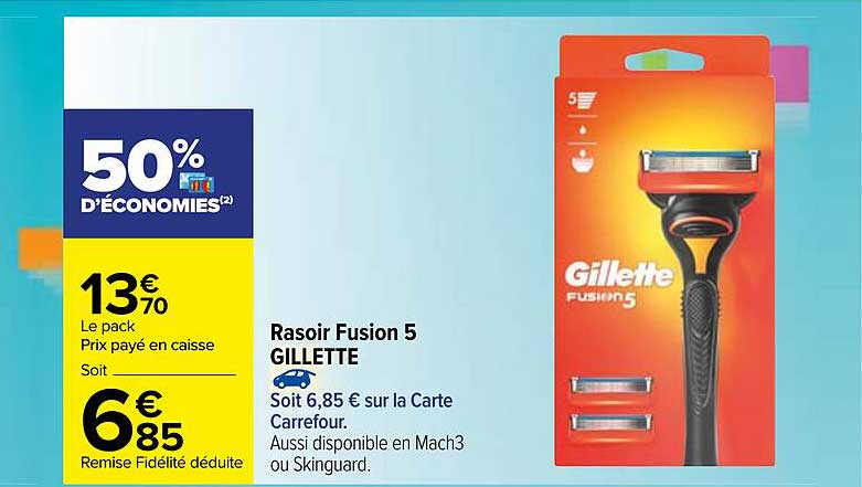 Rasoir Fusion 5 Gillette