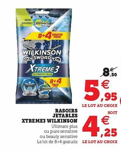 Rasoirs Jetables Xtreme3 Wilkinson