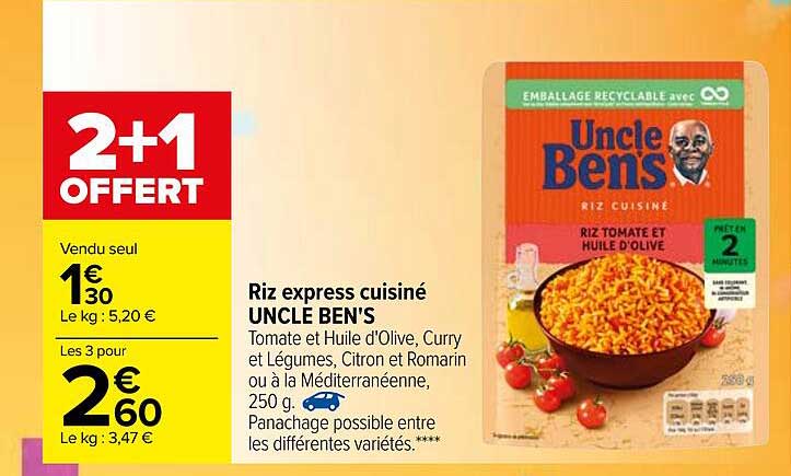 riz express cuisiné uncle ben's