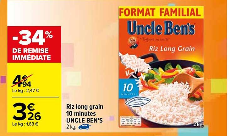 riz long grain 10 minutes uncle ben's