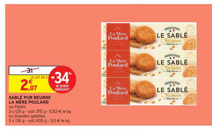 sablé pur beurre la mère poulard