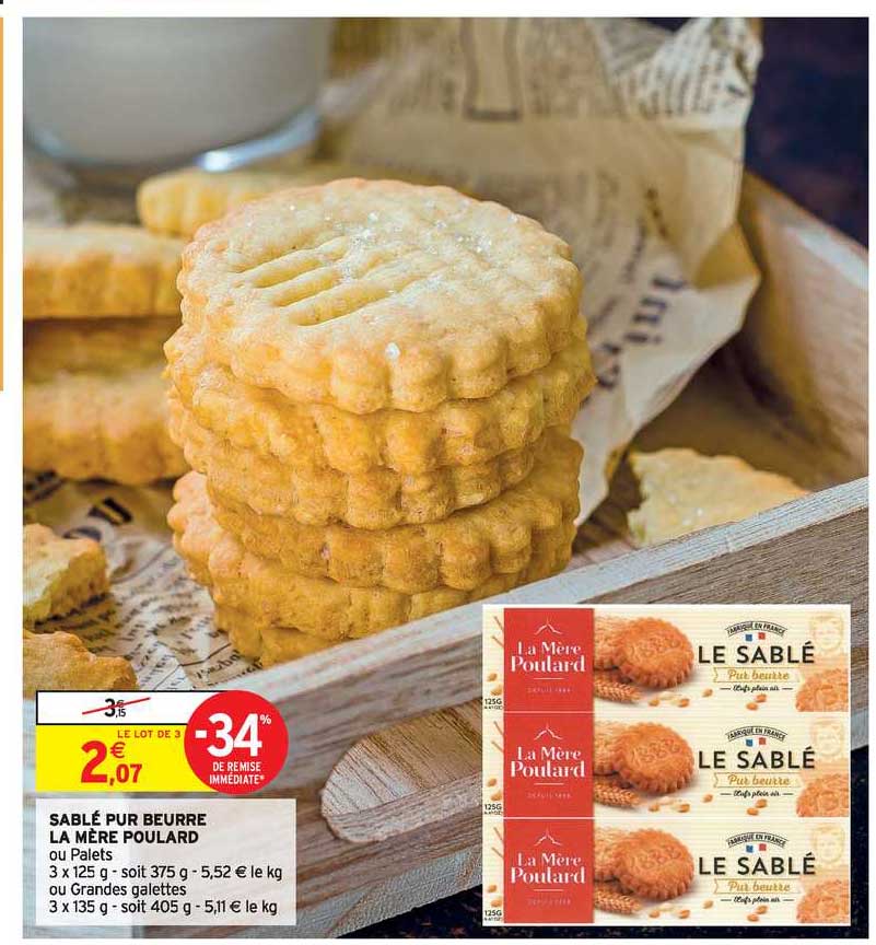 sablé pur beurre la mère poulard