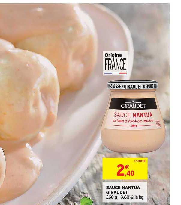 sauce nantua giraudet