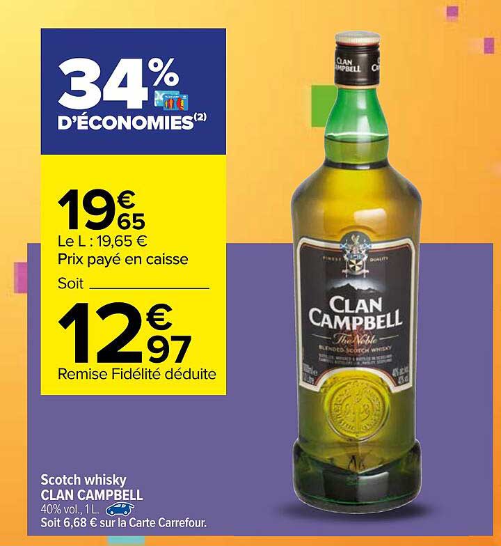 scotch whisky clan campbell