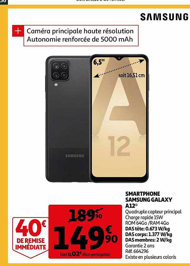 smartphone samsung galaxy a12